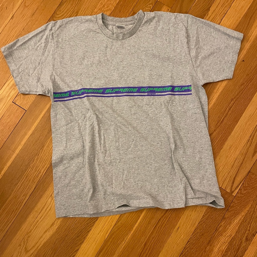 Supreme grey t shirt size large men’s